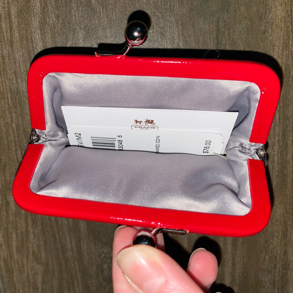 Genuine NWT Coach Parker Set Ocelot/Red - Picture 6 of 10